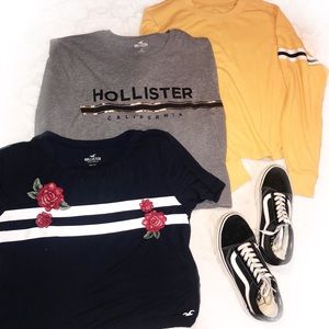 ✰ HOLLISTER Tee Bundle! Back-to-school Savings ✰